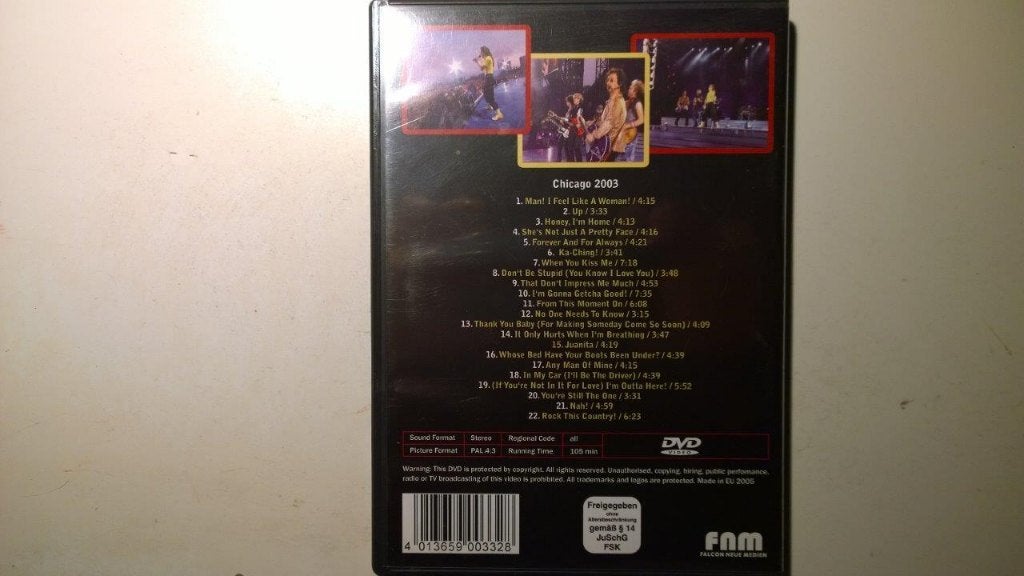 Shania Twain - Live! (DVD), Alle leeftijden, Ophalen of Verzenden, Zo goed als nieuw, Concert