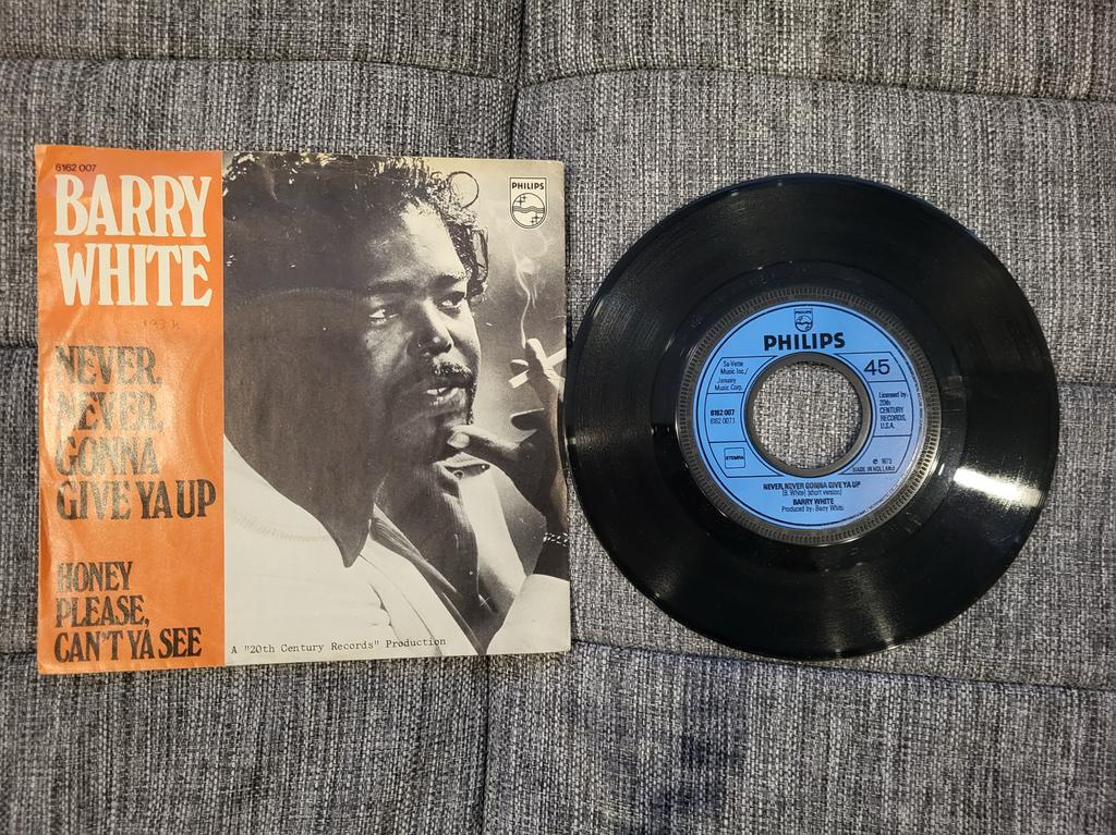 Barry white never never gonna ya up, Ophalen of Verzenden, Zo goed als nieuw, Pop