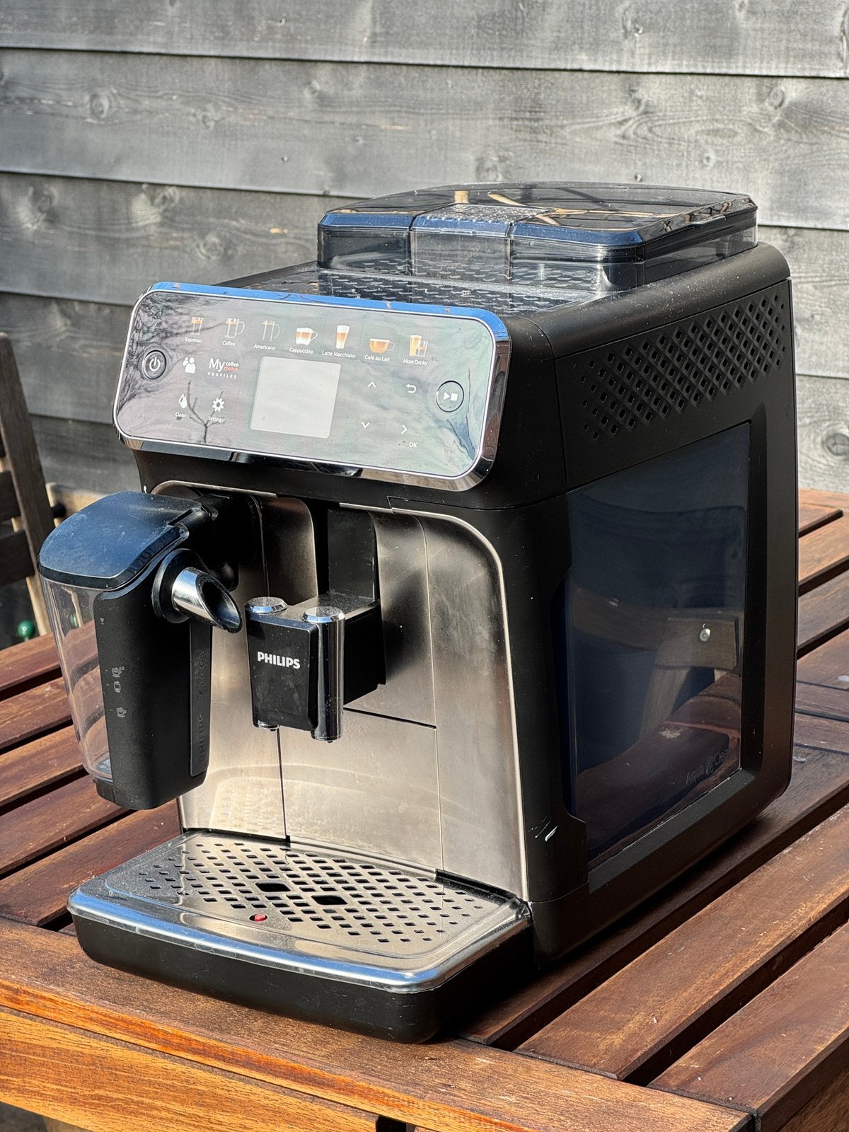 Philips 5400 Espressomachine + 3x AquaClean Filters, Ophalen, Zo goed als nieuw, Koffiemachine