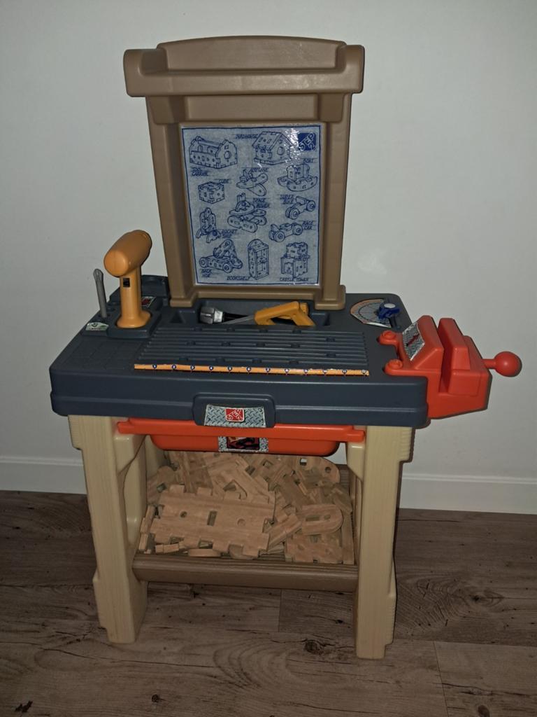 Step2 Werkbank met accessoires voor kinderen, Ophalen, Gebruikt, Bouwen