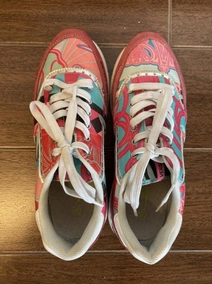 Prachtige Versace jeans sneakers maat 36, Ophalen of Verzenden, Roze, Versace Jeans, Sneakers of Gympen
