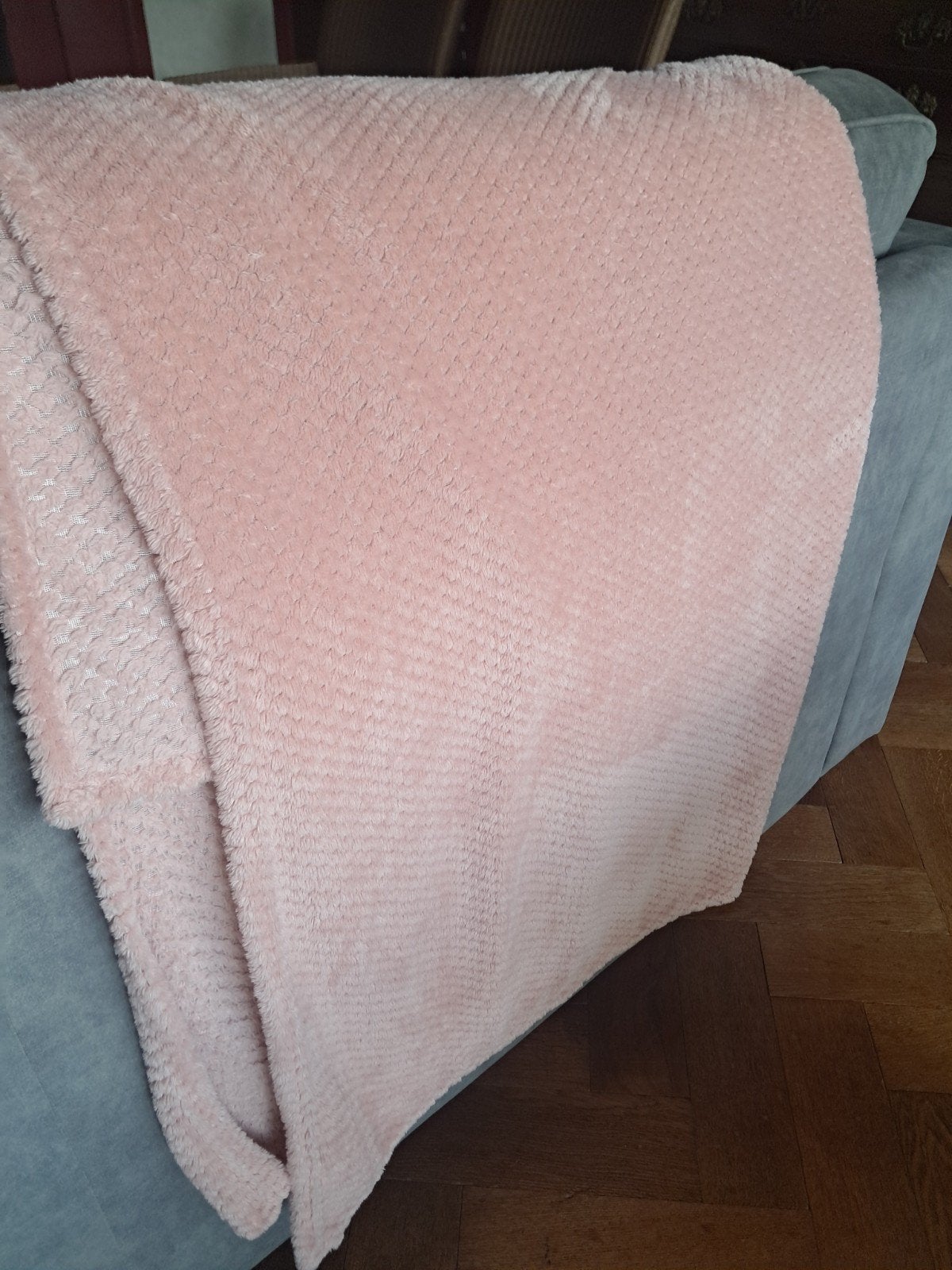 Kleed oudroze, Huis en Inrichting, Woonaccessoires | Plaids en Woondekens, Ophalen, Fleecedeken, Roze, 200 cm