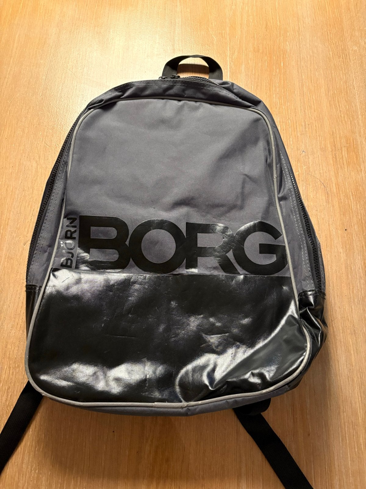 Björn Borg rugzak - Grijs, Ophalen of Verzenden, Gebruikt, 25 tot 40 cm, Overige merken