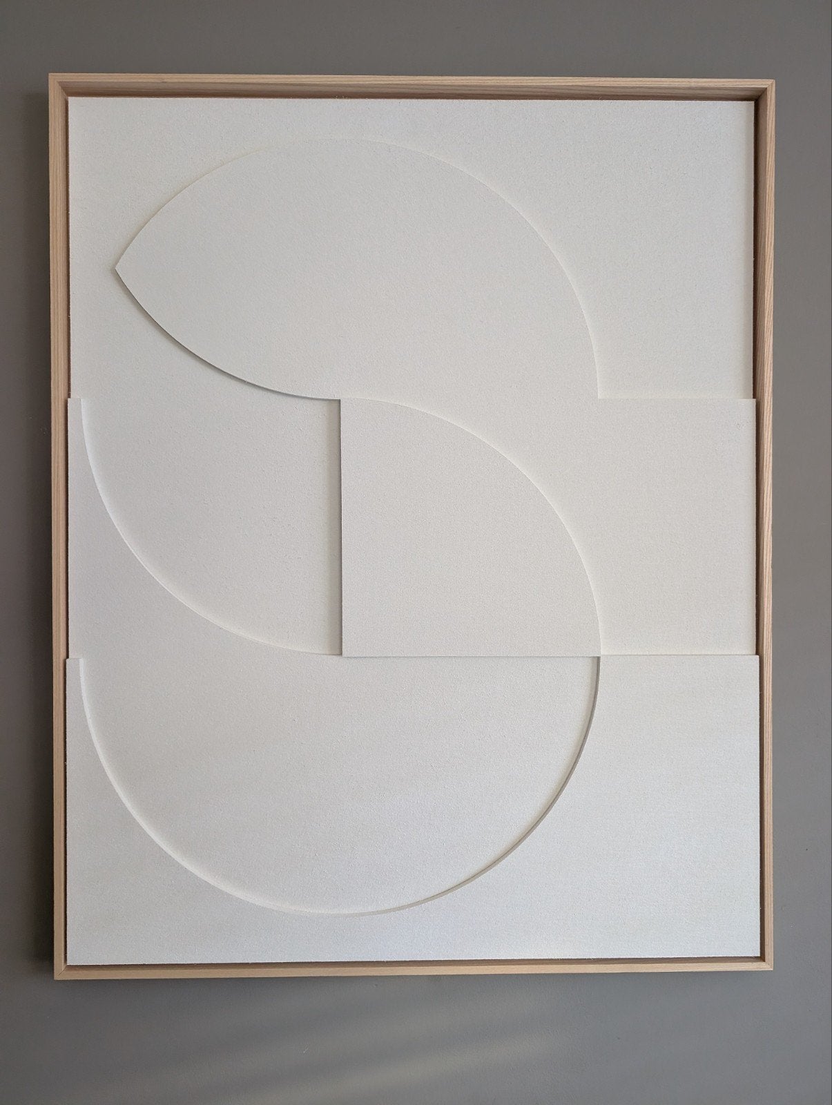 XL HK Living Reliëf art panel nieuw! 120cm x 100cm. White, Antiek en Kunst, Ophalen of Verzenden