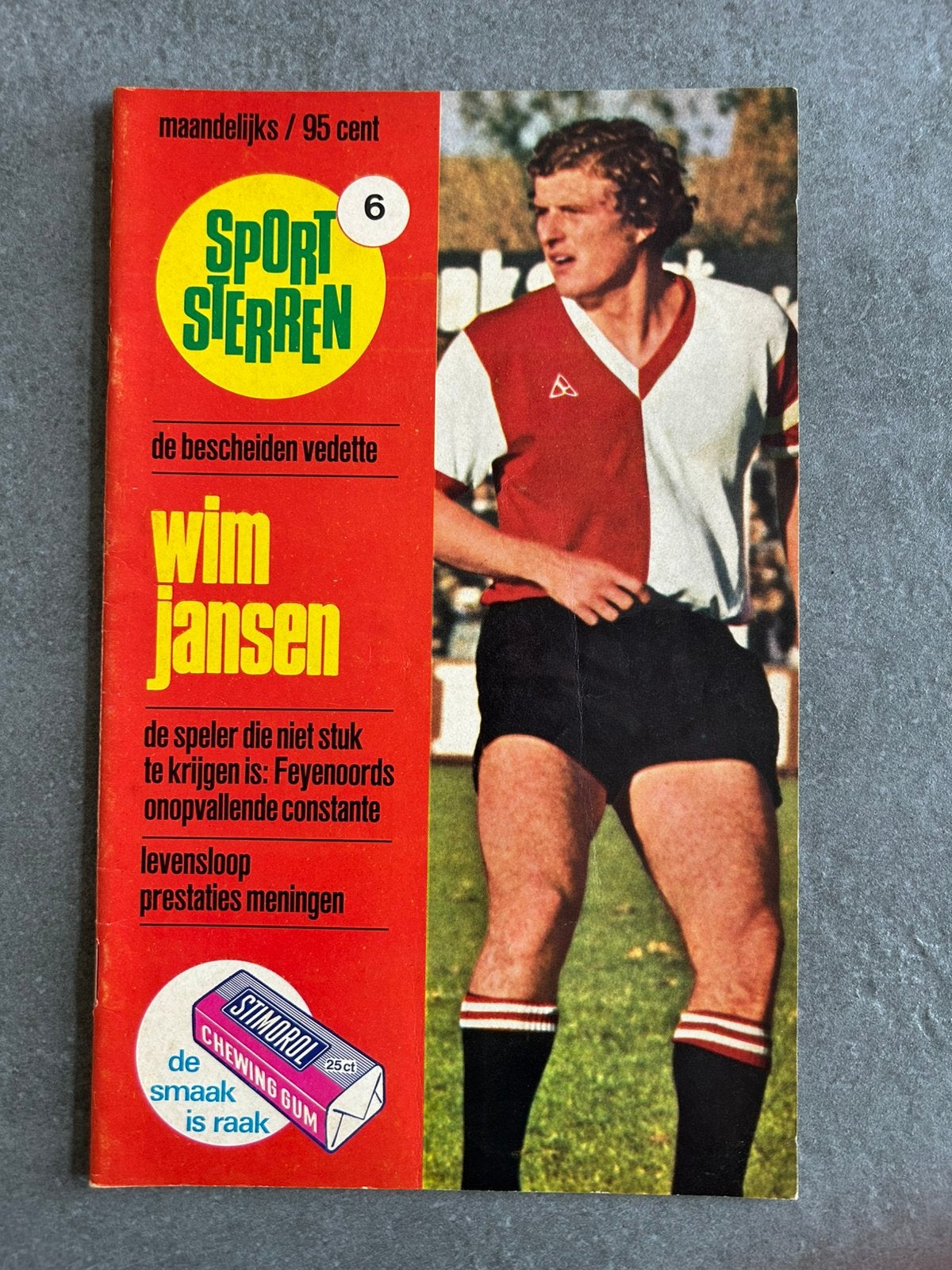 Feyenoord Wim Jansen Sport Sterren, Ophalen of Verzenden, Gebruikt, Feyenoord, Boek of Tijdschrift