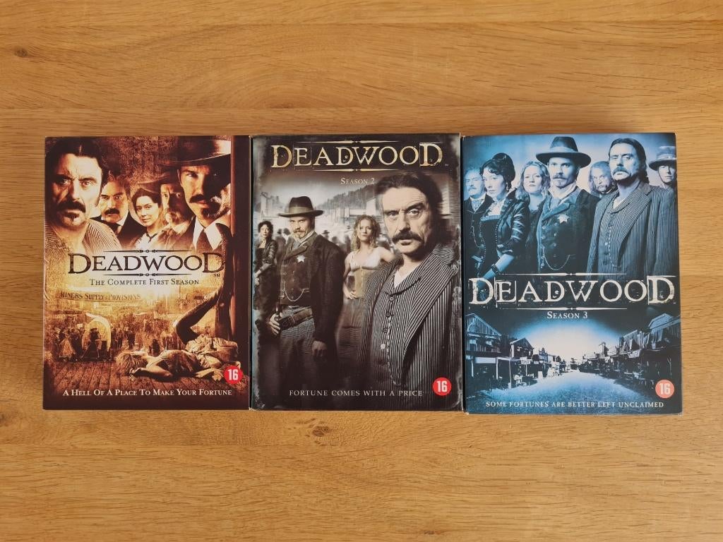 Deadwood western dvd serie 3 seizoenen, Vanaf 12 jaar, Ophalen of Verzenden, Zo goed als nieuw, Actie en Avontuur