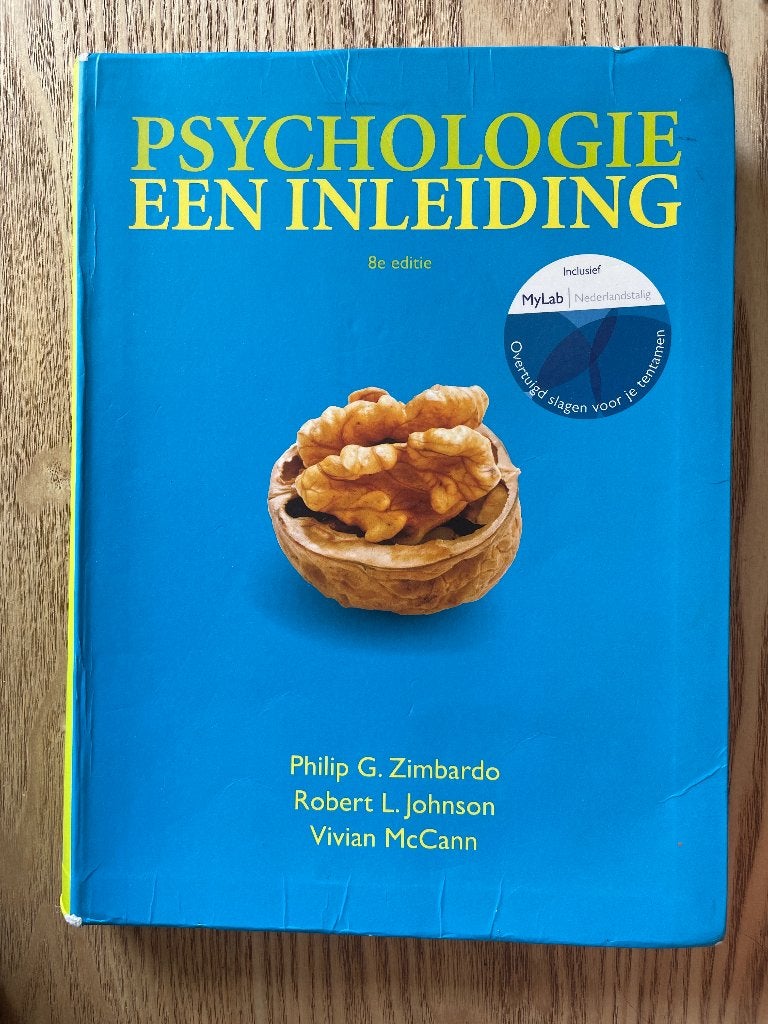 Psychologie een inleiding 8e editie, Boeken, Studieboeken en Cursussen, Gelezen, Pearson, Verzenden, HBO