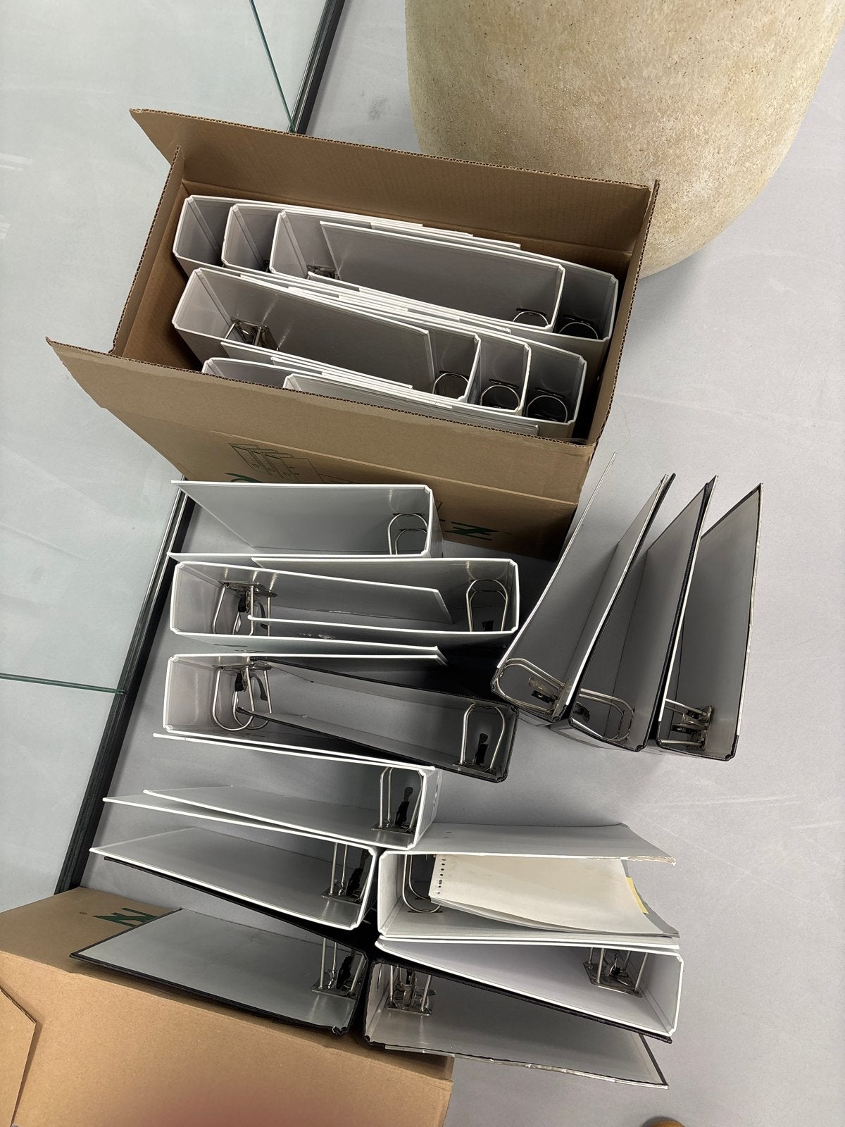 25 stuks, ordners, diverse kleuren A4, Ophalen, Gebruikt, Overige typen