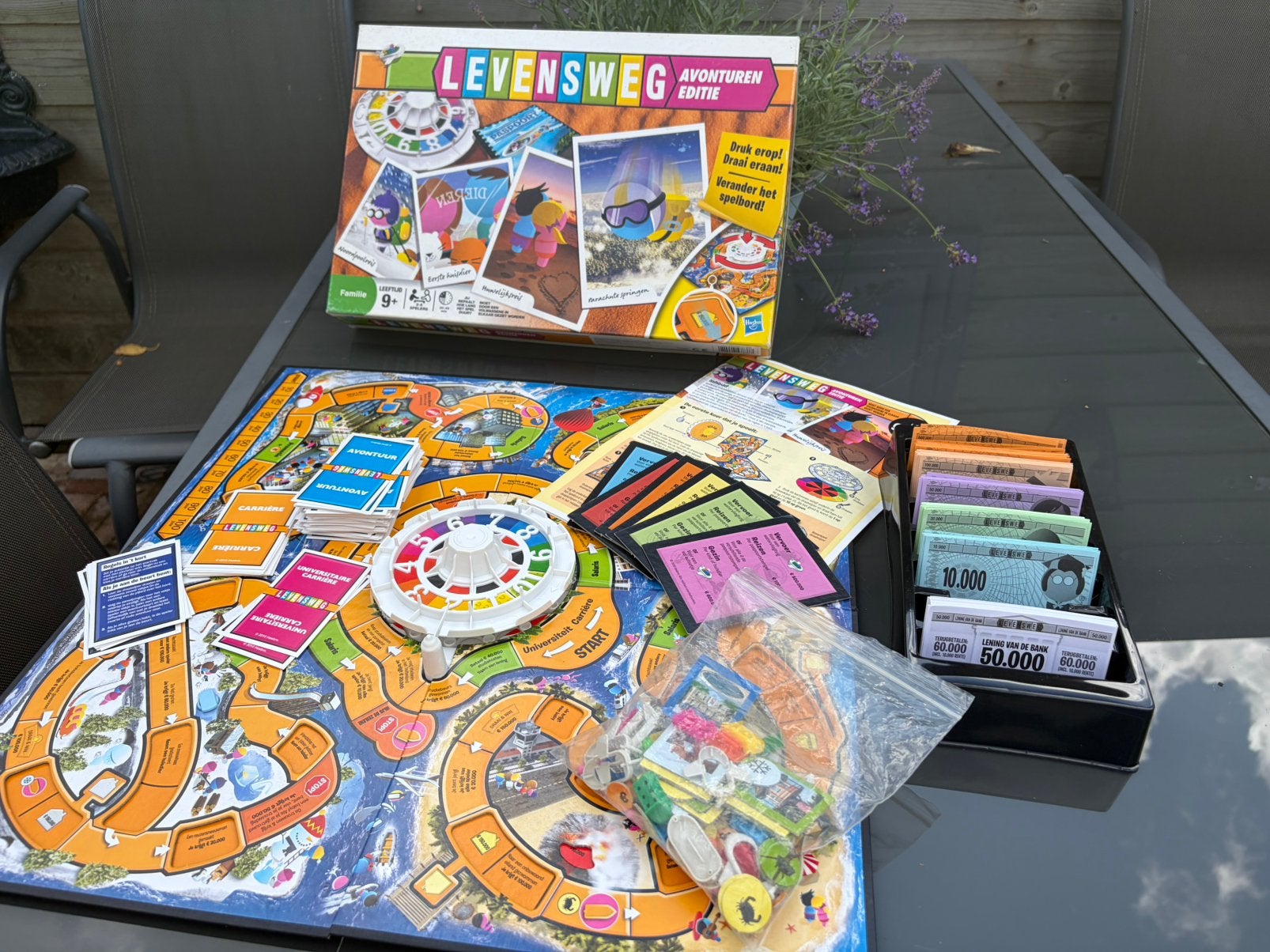 Bordspel Levensweg Avonturen Editie, Ophalen, Zo goed als nieuw