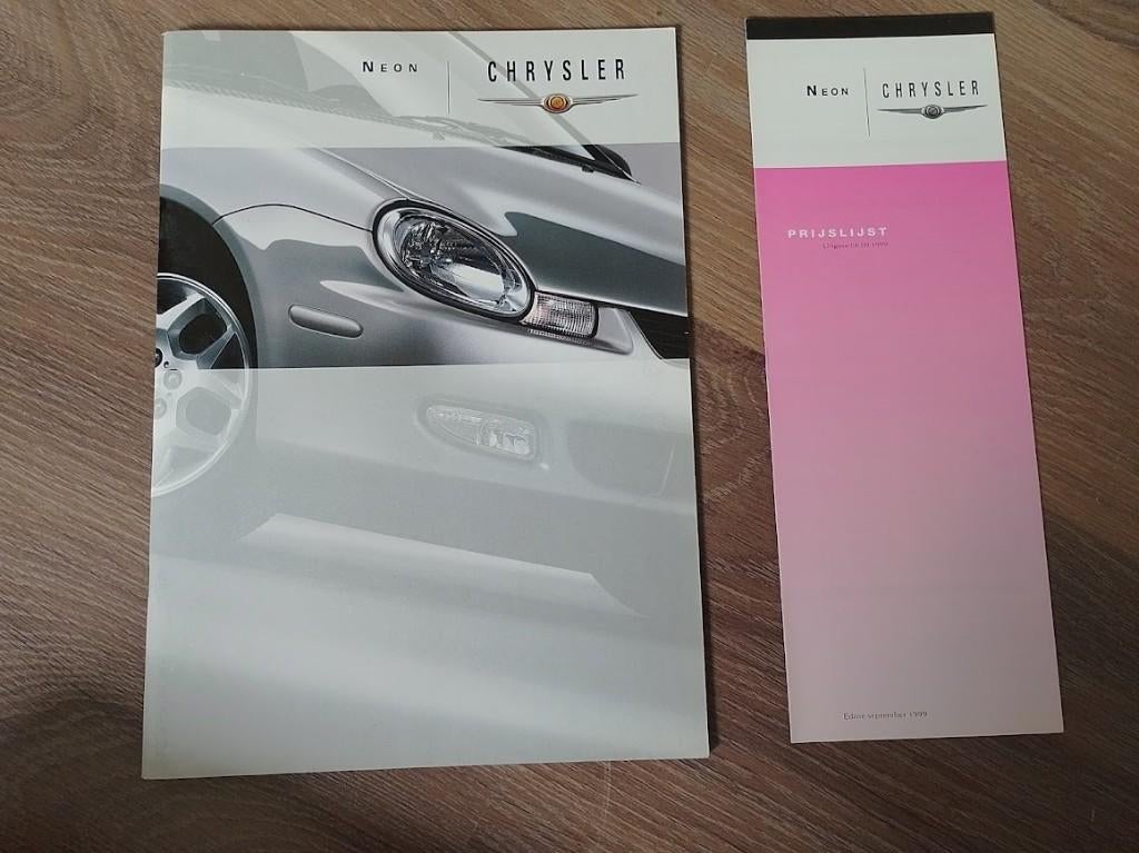 Chrysler Neon autofolder met prijslijst, Ophalen of Verzenden, Nieuw, Overige merken