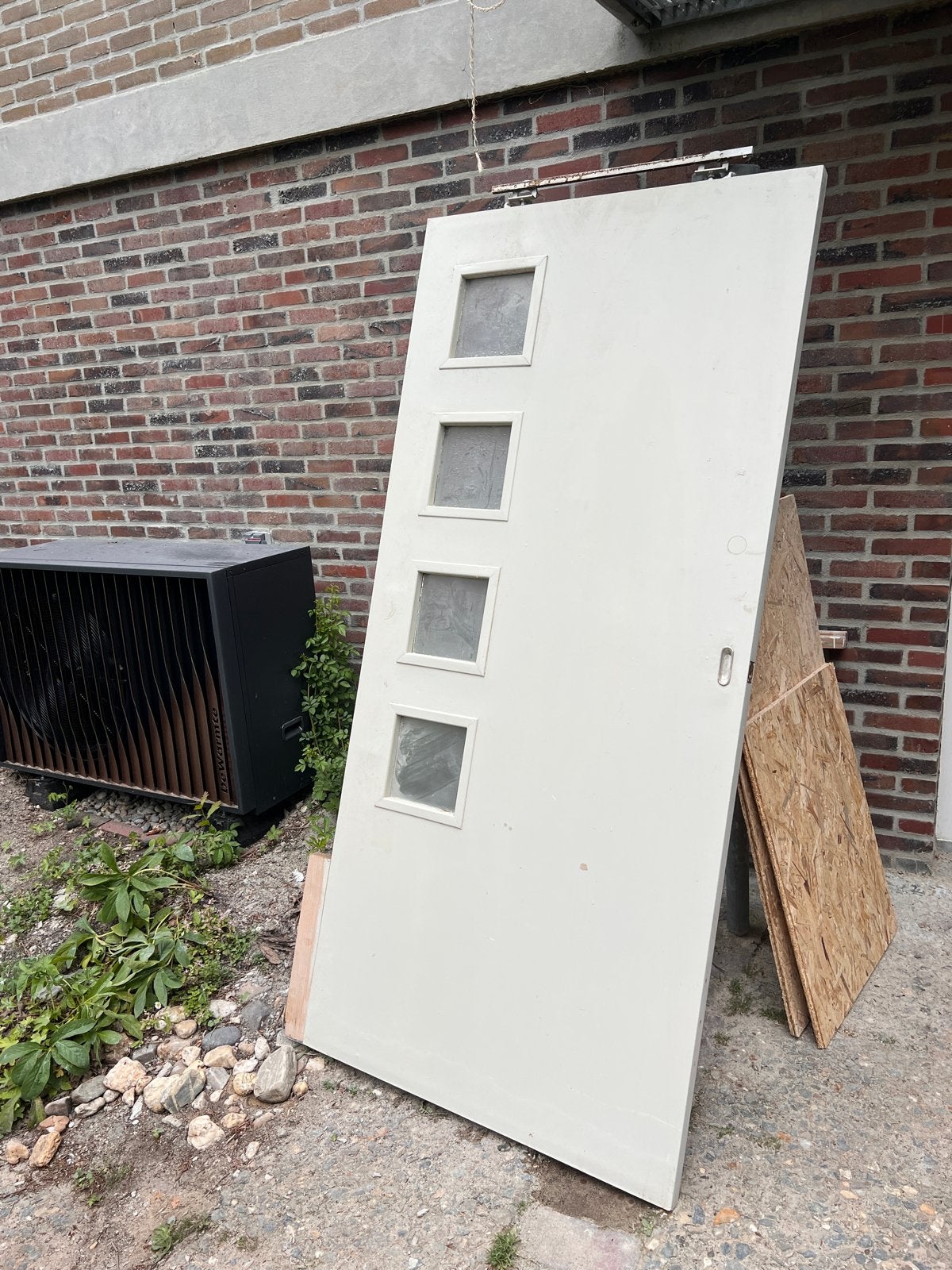 Gebruikte Binnendeur met Glaspanelen, Ophalen, Gebruikt, 80 tot 100 cm, Binnendeur