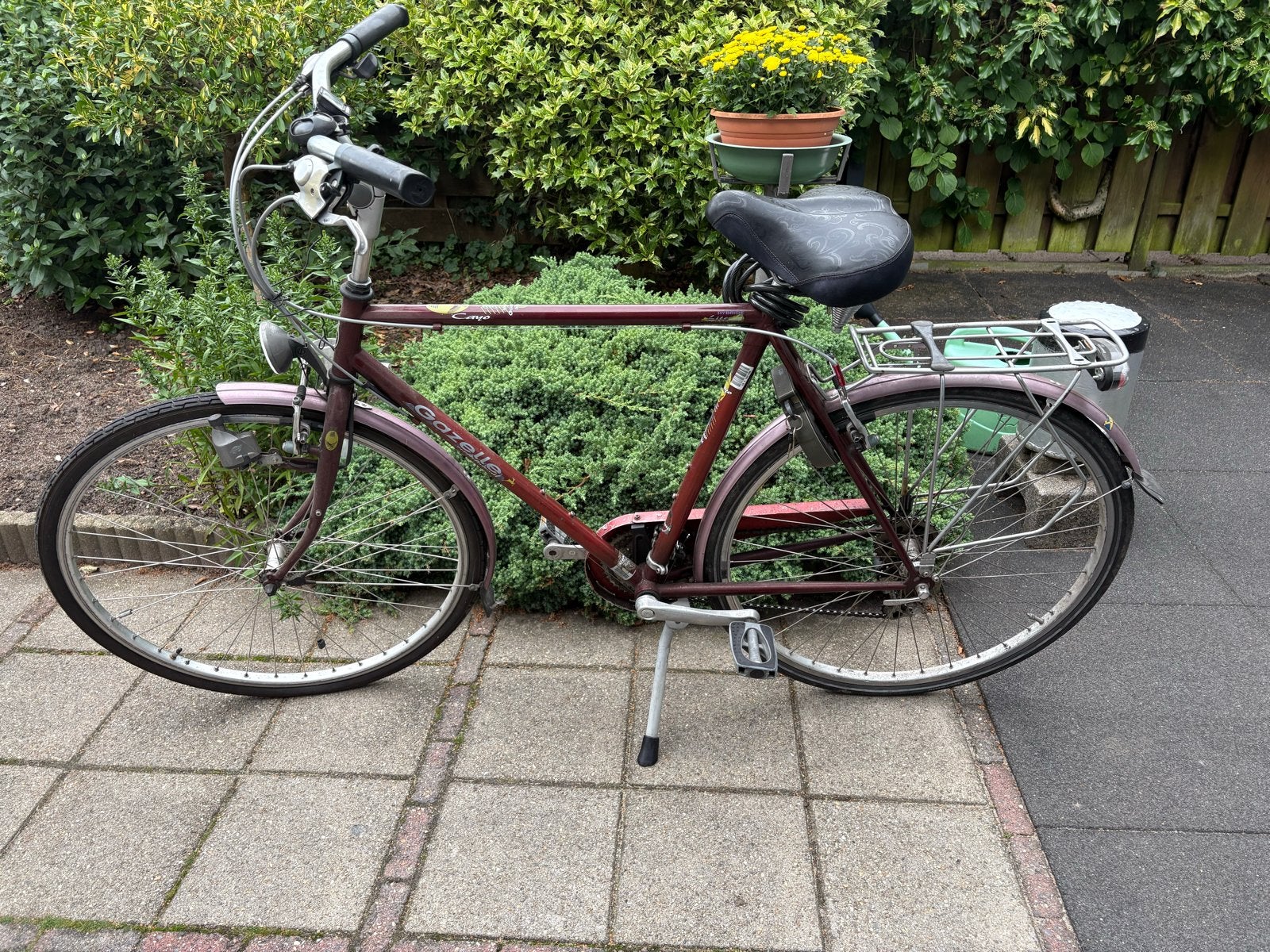 Gazelle Canyo Heren Toerfiets, Fietsen en Brommers, Ophalen, Gebruikt, Velgrem, 57 tot 61 cm