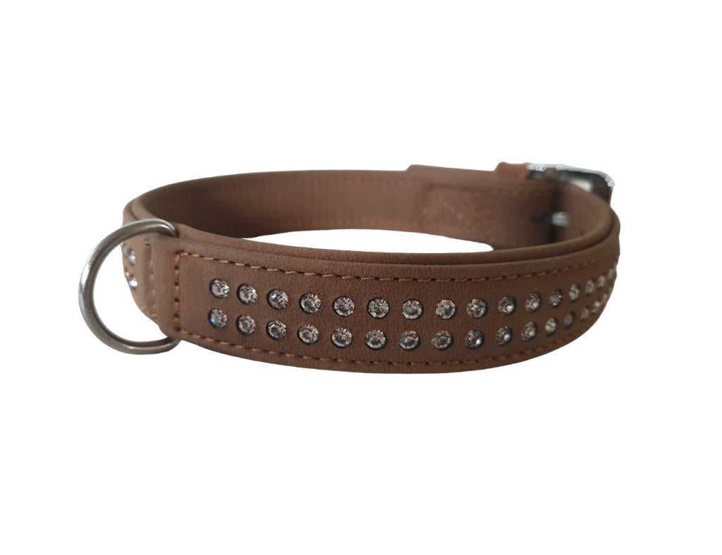 BEEZTEES Buffalo Halsband met Strass Nek 42-46,5 cm -XXX%!!!, Ophalen of Verzenden, Nieuw