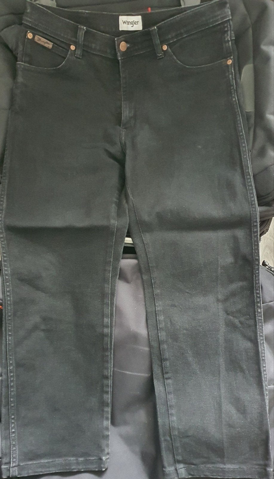 Wrangler jeans, Ophalen, Zwart, Wrangler, Zo goed als nieuw