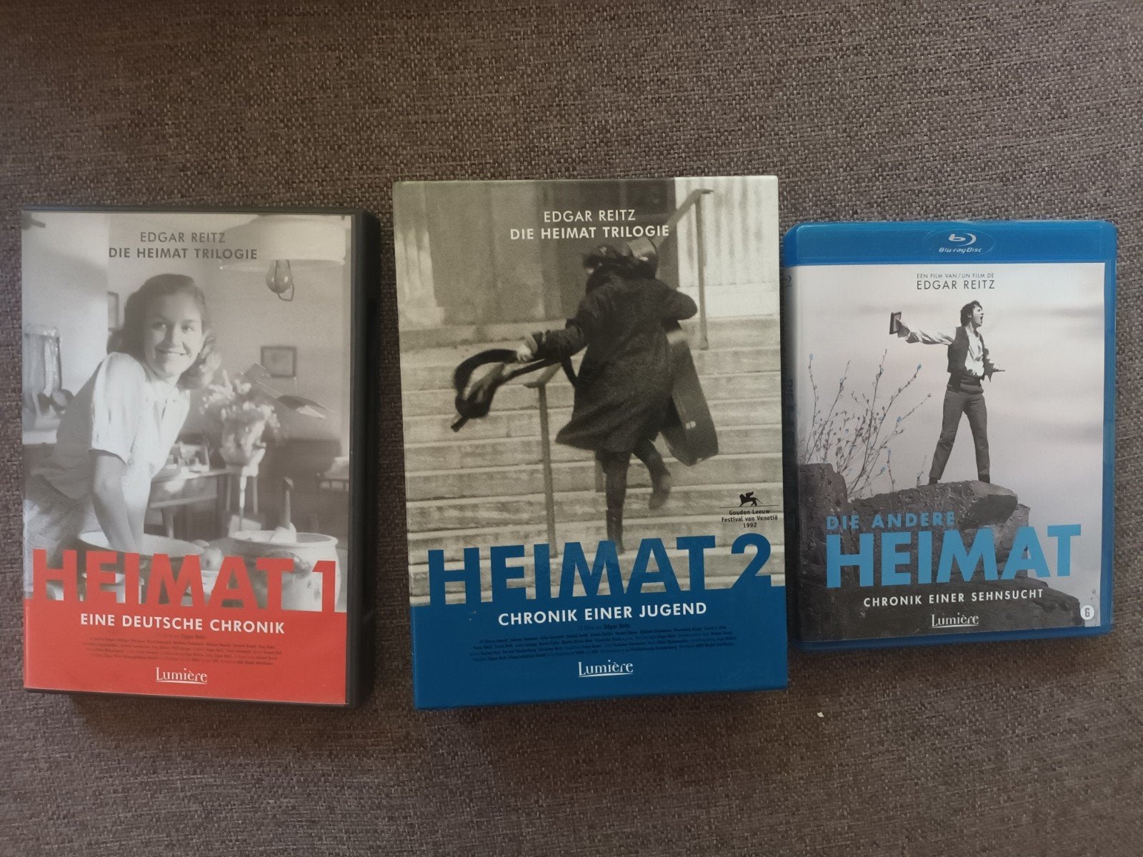 Heimat Trilogie - Edgar Reitz (Blu-ray en DVD), Overige gebieden, Nederlands, Duits, Ophalen of Verzenden