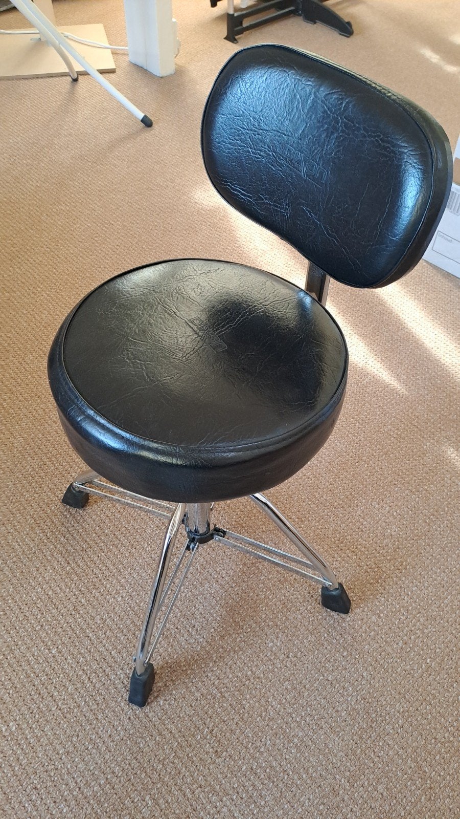 Dixon drumkruk met rugleuning, Muziek en Instrumenten, Ophalen of Verzenden, Gebruikt, Overige merken