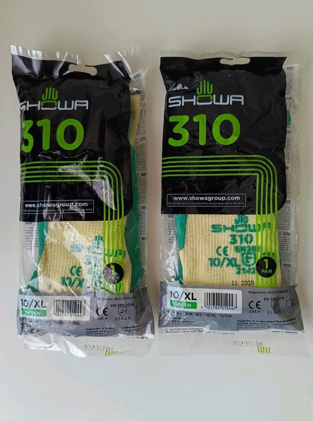 Nieuwe Showa 310 Werkhandschoenen - Maat 10/XL (2 paar), Ophalen, Nieuw