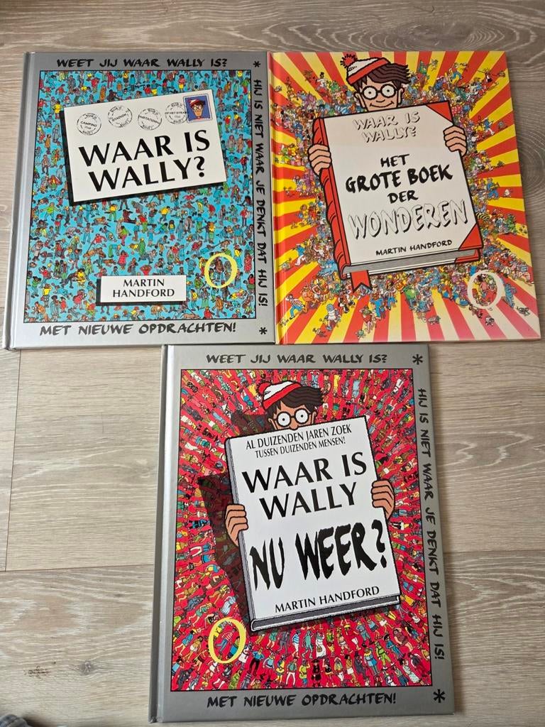 3x boeken - Waar is Wally, Ophalen of Verzenden, Zo goed als nieuw, Fictie algemeen