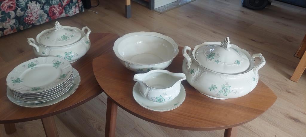 Mosa Maastricht dekschalen, borden en juskom, Huis en Inrichting, Keuken | Servies, Ophalen