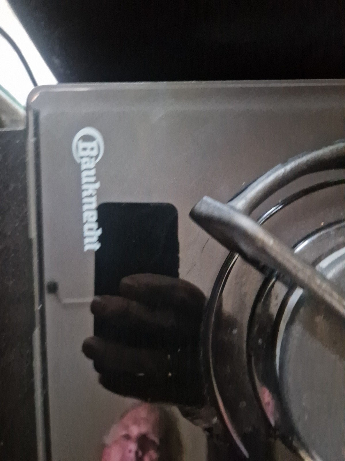 inbouw gasfornuis, Ophalen
