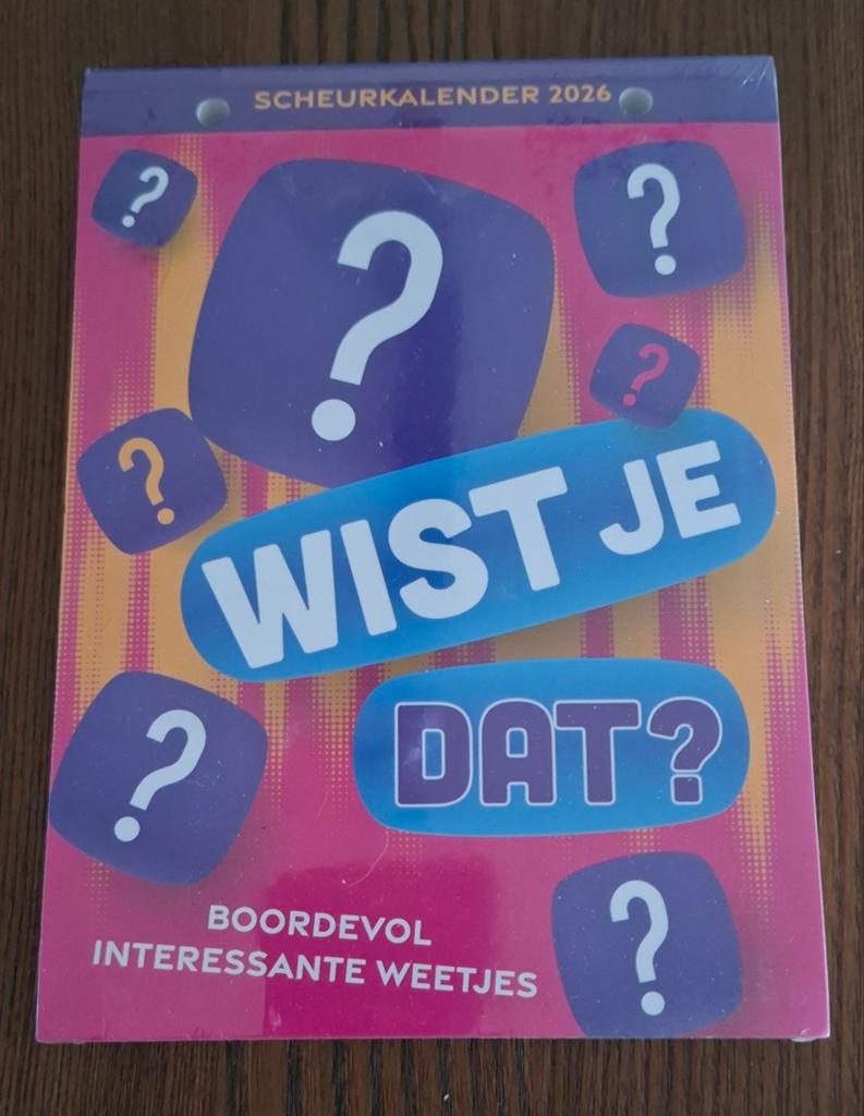Scheurkalender, Ophalen of Verzenden, Maandkalender, Nieuw