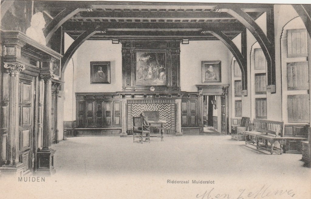 muiderslot- ridderzaal 1906, Ophalen of Verzenden, Voor 1920