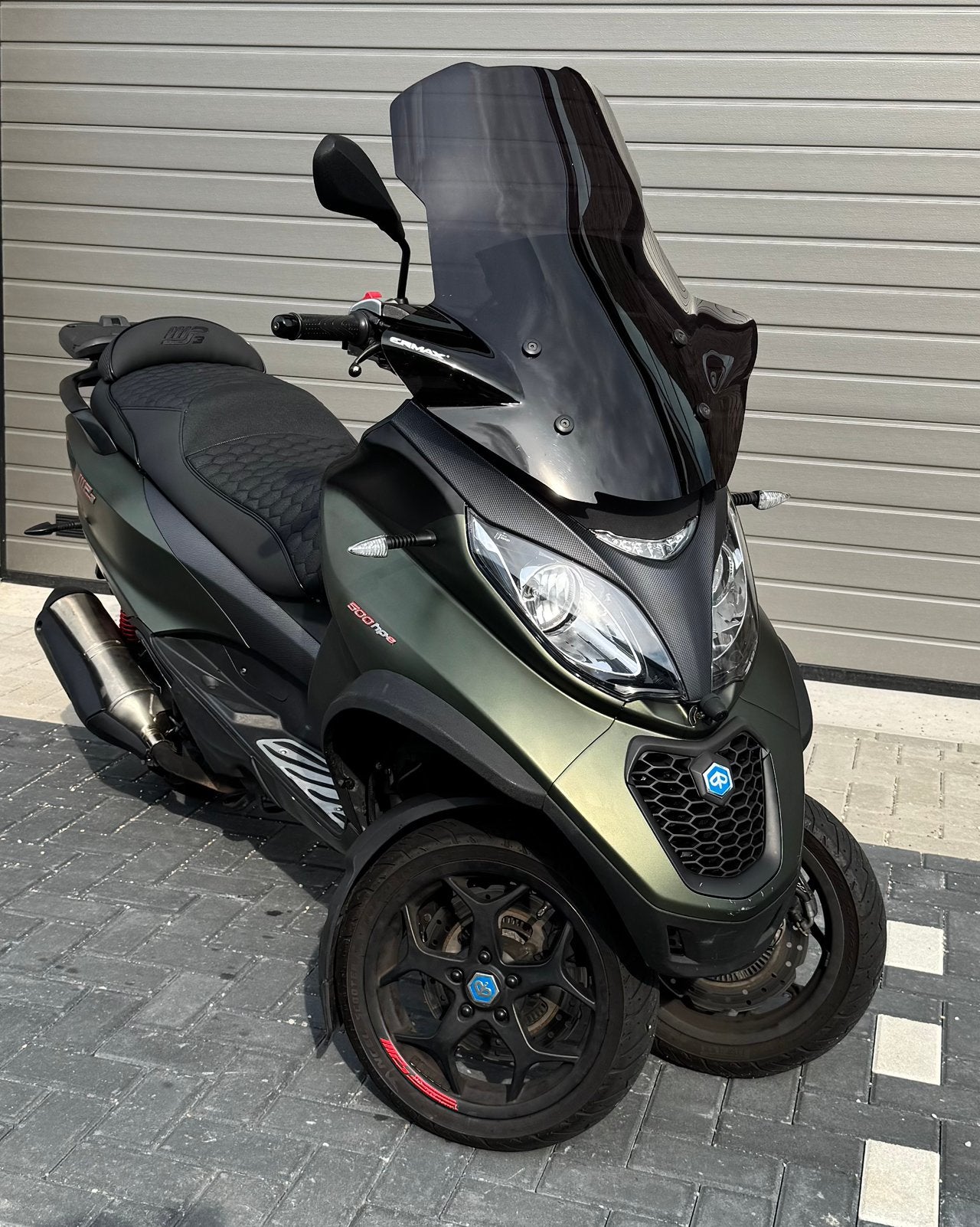 Piaggio mp3 500cc HPE sport 2020 Carplay custom seat, Motoren, Occasion, Bedrijf, Overig, Automaat