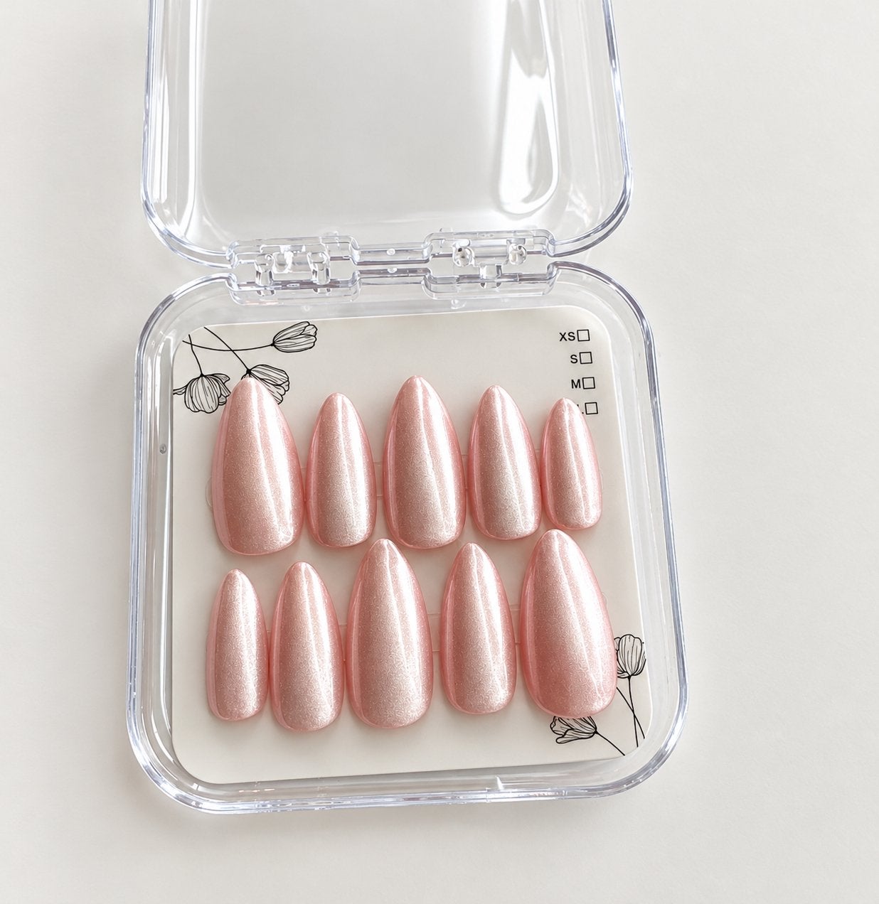 Roze nepnagels - Stiletto vorm, Ophalen of Verzenden, Nieuw, Gehele gezicht, Overige typen