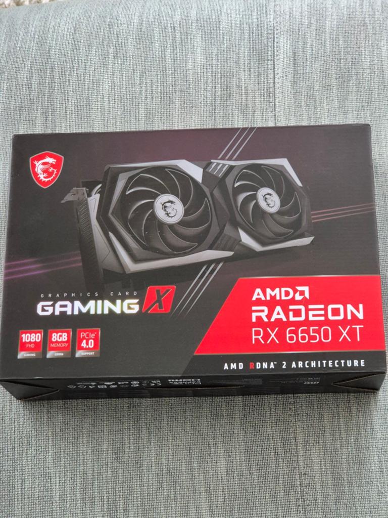 MSI AMD Radeon RX 6650 XT Gaming X 8G Videokaart, Computers en Software, Videokaarten, Zo goed als nieuw, PCI, GDDR6, Ophalen of Verzenden