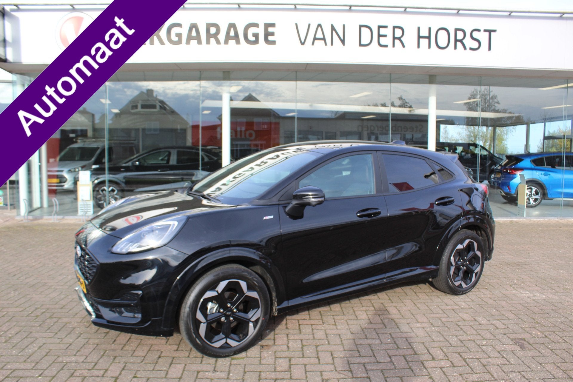 Ford Puma 1.0-155pk EcoBoost Mild-Hybrid ST-Line X AUTOMAAT., 12 maanden, Automatische klimaatregeling, Zwart, Bedrijf