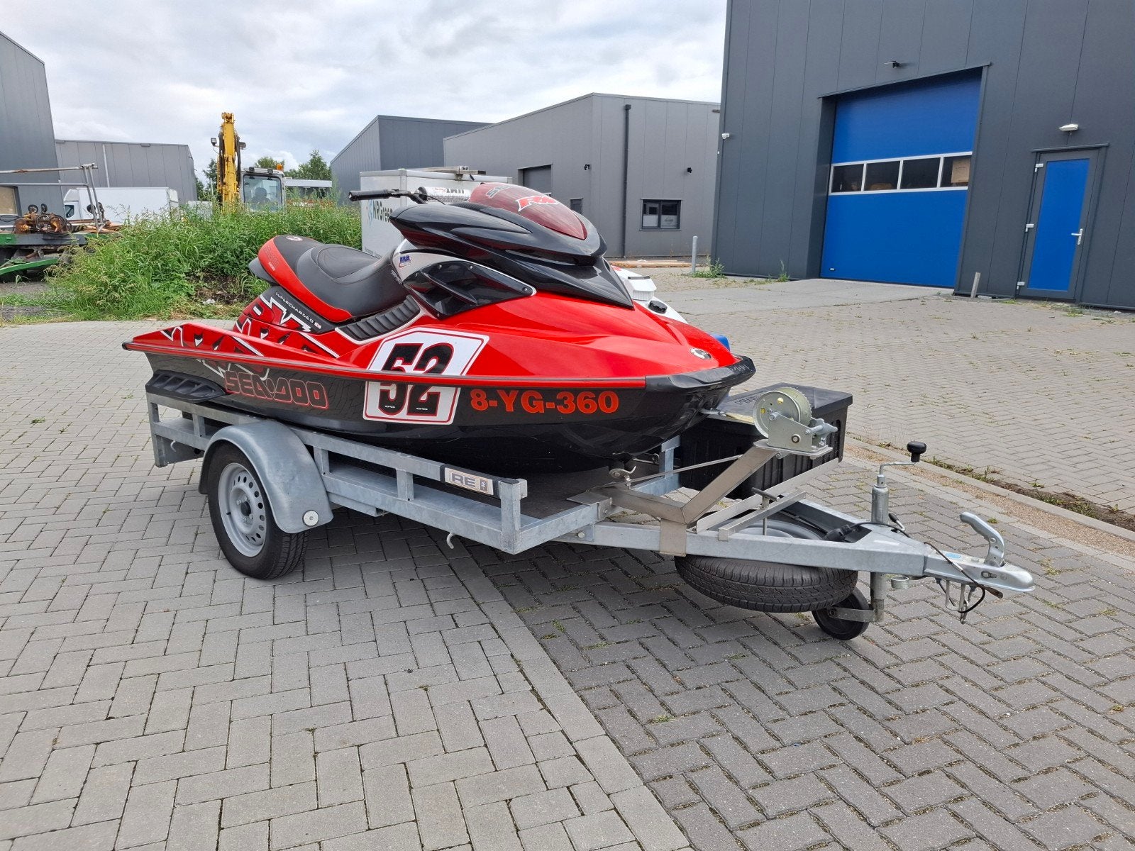 Seadoo rxp 215 waterscooter + kawasaki jetski js 550, Ophalen, Zo goed als nieuw, Benzine