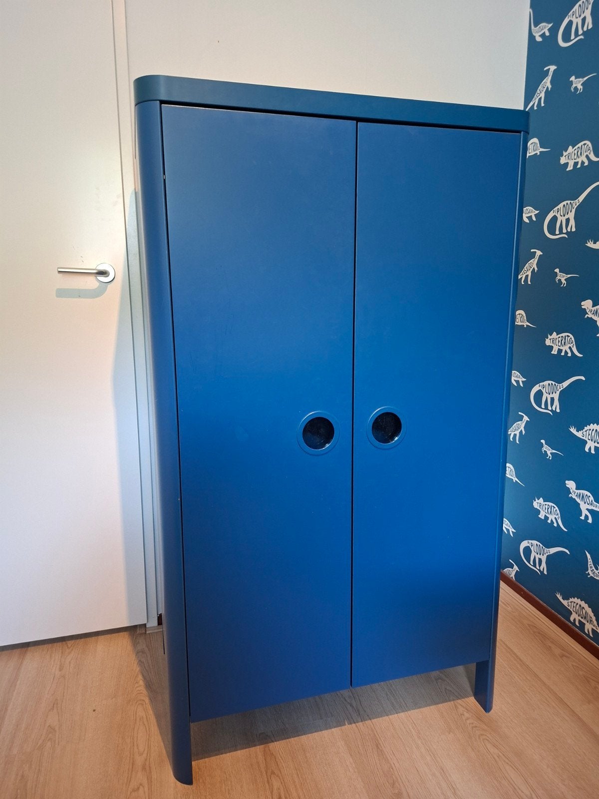 Blauwe Ikea Besunge kinderkledingkast, Ophalen, Gebruikt