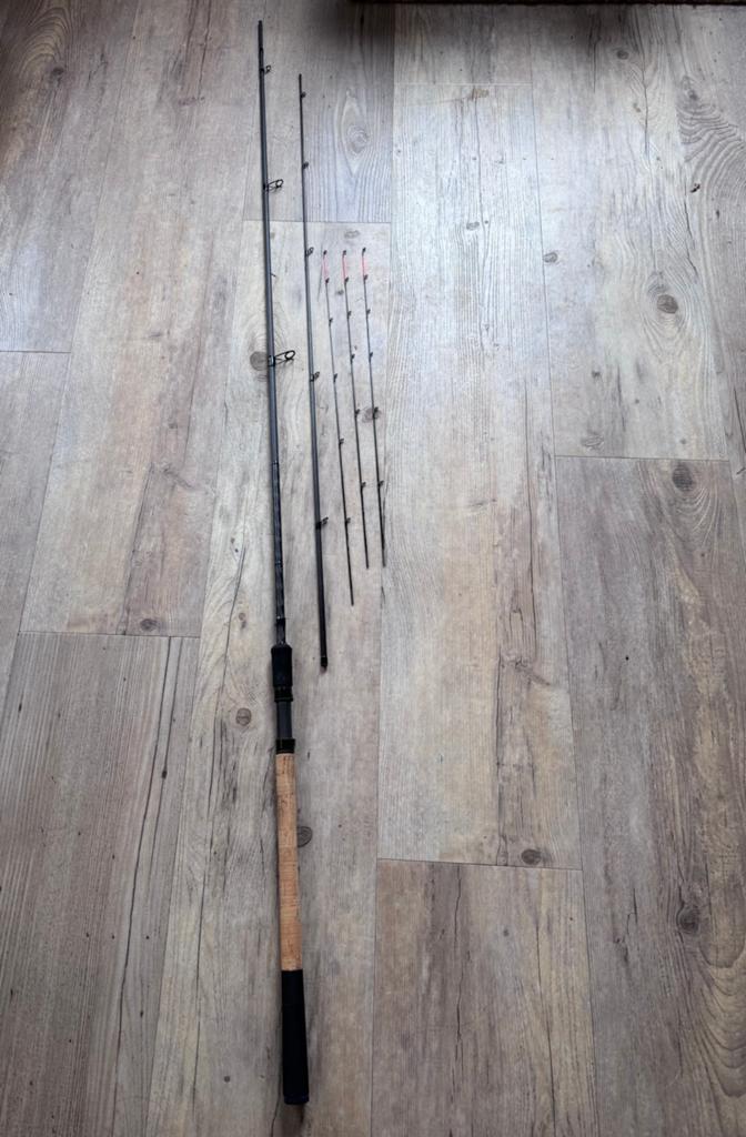 Shimano Aero x5 10ft Precision Feeder, Ophalen, Zo goed als nieuw, Werphengel