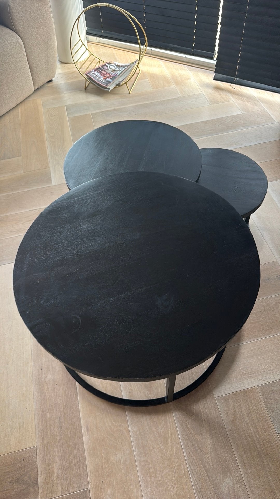 Goossens salontafels, Ophalen, Zo goed als nieuw, Rond, 50 tot 100 cm