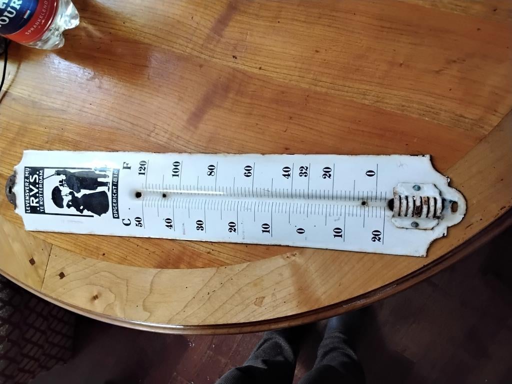 Deel van barometer vintage., Ophalen of Verzenden, Gebruikt