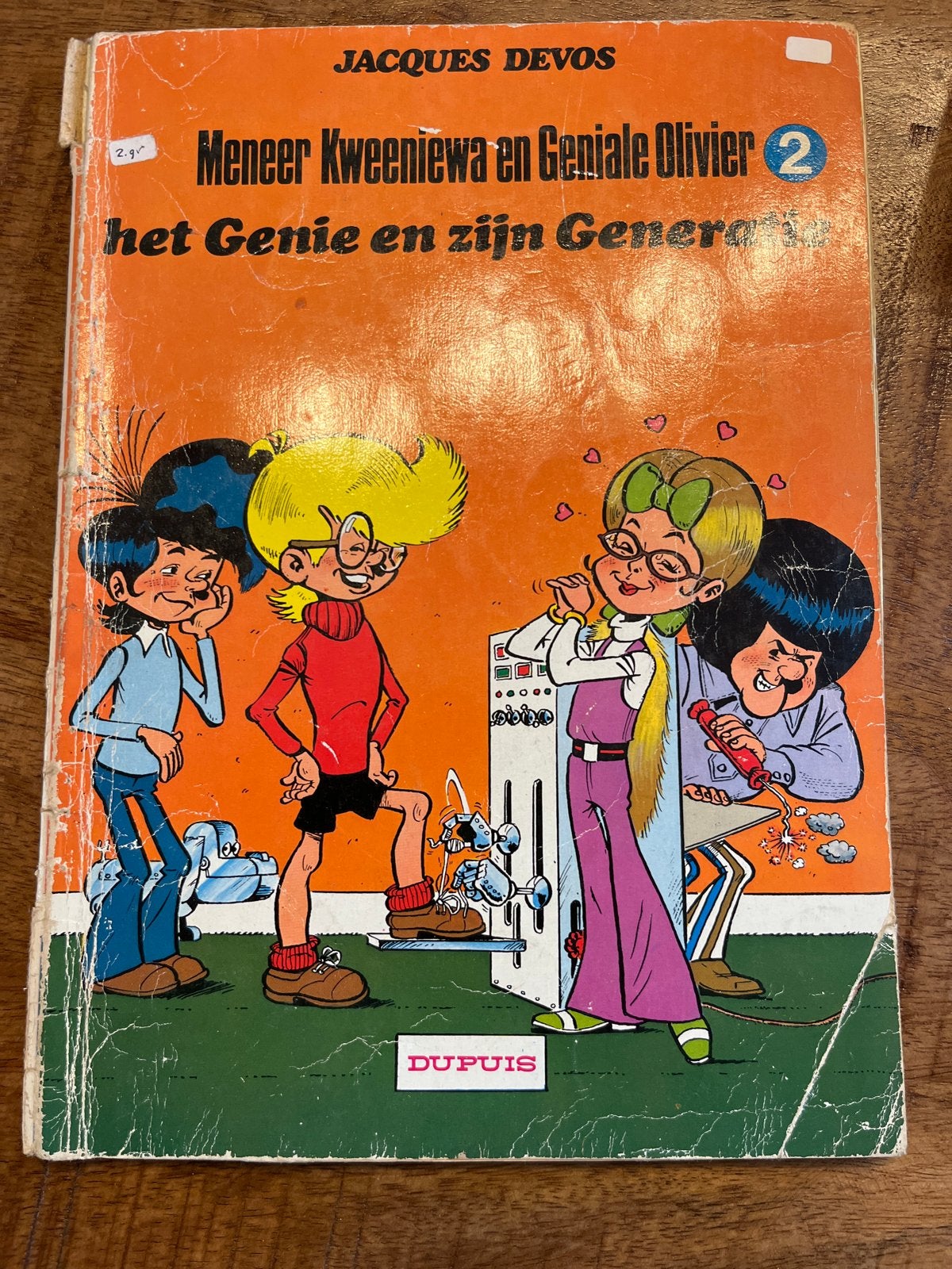 Meneer Kweeniewa en Geniale Olivier 2 - Het Genie en zijn Ge, Boeken, Eén stripboek, Ophalen of Verzenden, Gelezen