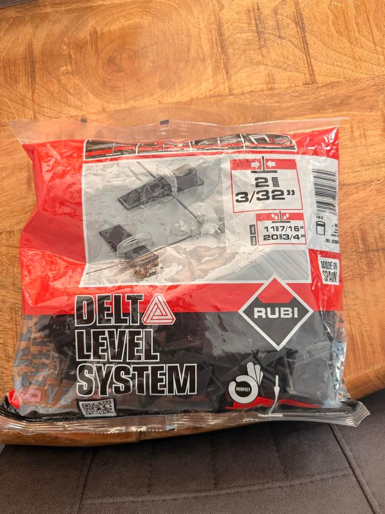 Rubi Delta Level Systeem 5 x - Tegelnivelleersysteem, Ophalen, Overige typen, Nieuw, Minder dan 20 cm
