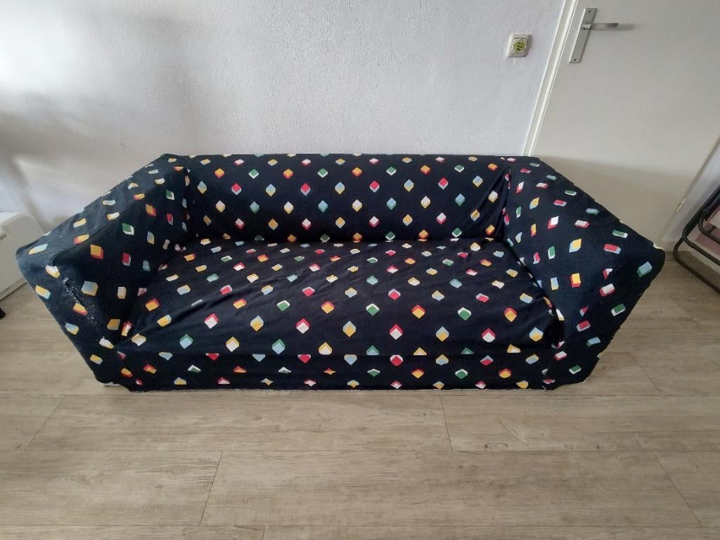 IKEA Klippan bank met limited edition hoes, Huis en Inrichting, Banken | Bankstellen, Ophalen, Gebruikt, 150 tot 200 cm, Driepersoons