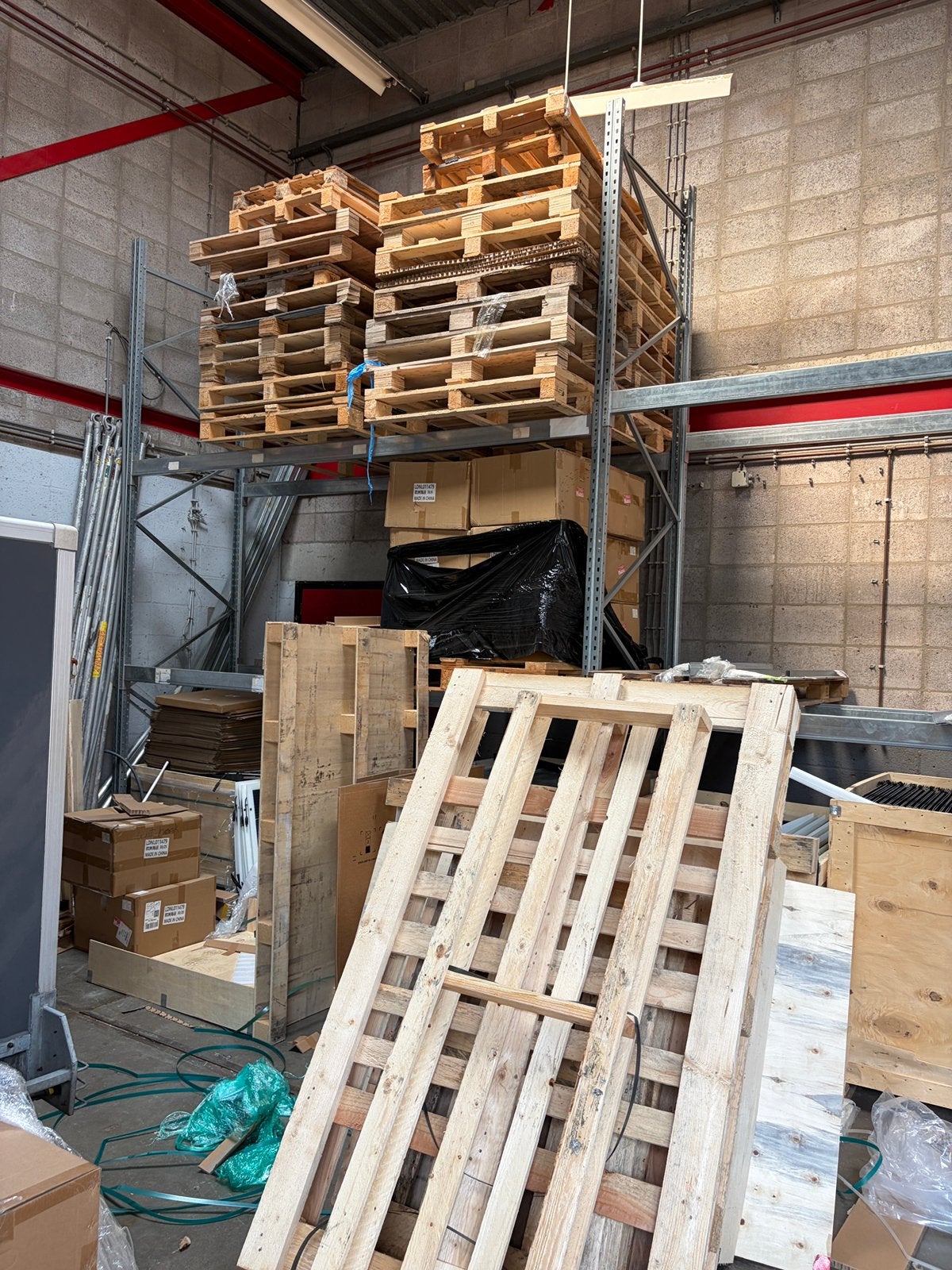 Gratis pallets, Doe-het-zelf en Verbouw, Hout en Planken, Ophalen, Gebruikt, 25 tot 50 mm, 200 tot 250 cm