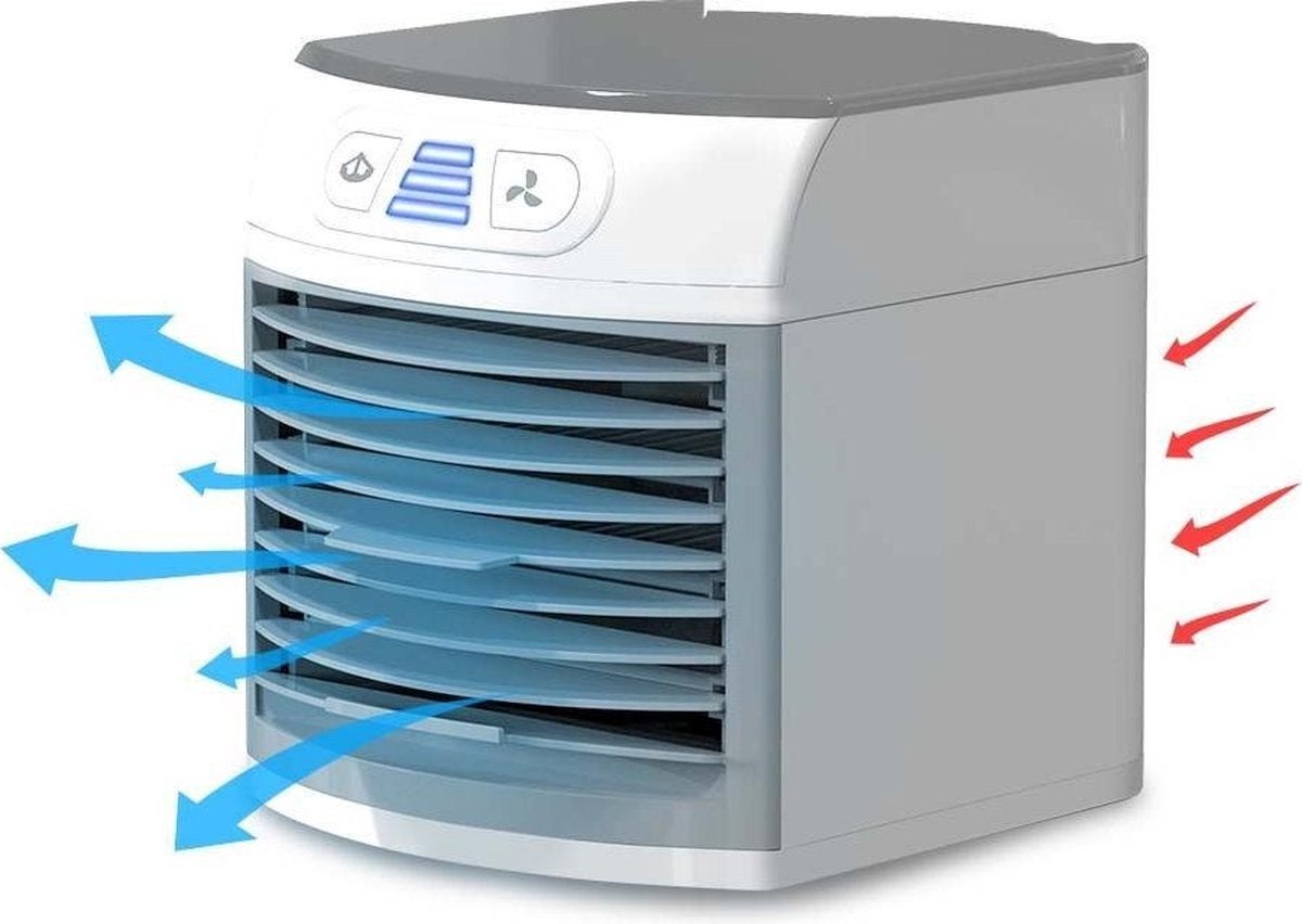 Aqua Laser Cooler - Draagbare Luchtkoeler op Powerbank, Witgoed en Apparatuur, Airco's, Tafel- of Grondventilator, Minder dan 60 m³