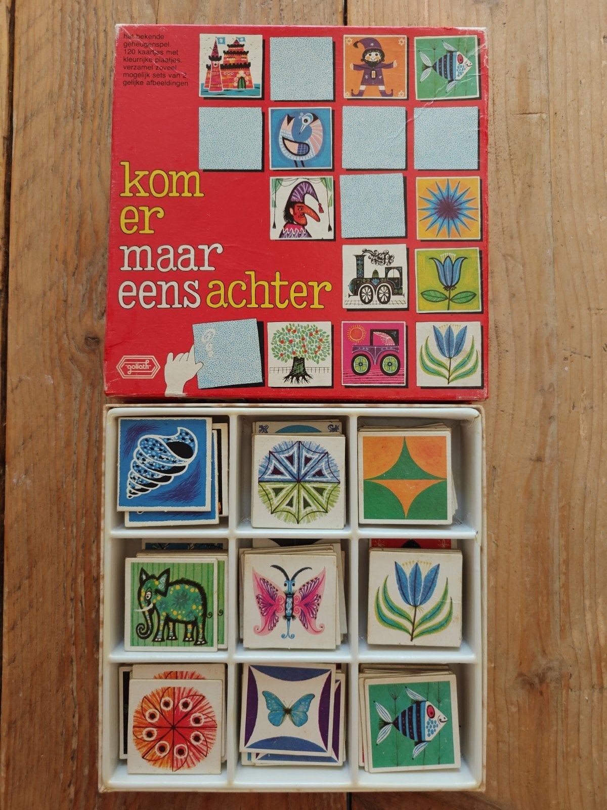 2 X Kom er eens achter. Vintage memory., Ophalen of Verzenden, Sio., Sio., Sio.