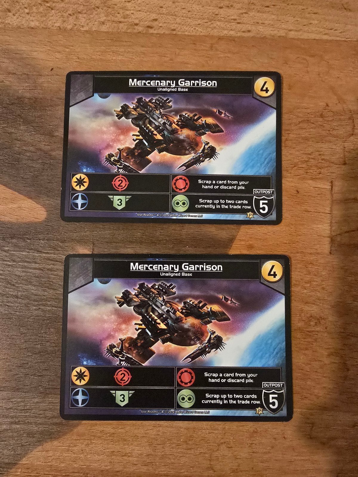 Star Realms: Mercenary Garrison Promo kaarten, Ophalen of Verzenden, Zo goed als nieuw, Losse kaart