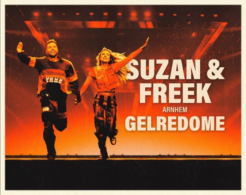 Suzan & Freek GelreDome - 22 mei 2026 - Zitplaatsen GOUD, Tickets en Kaartjes, Twee personen, Mei
