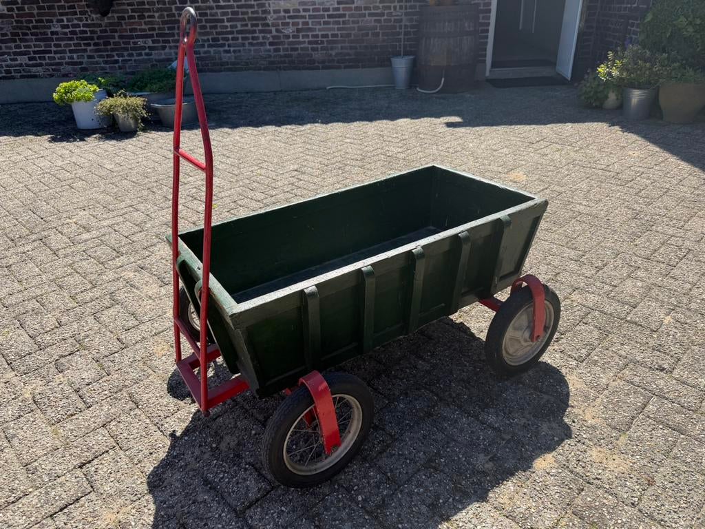 Antieke bolderkar., Ophalen, Gebruikt
