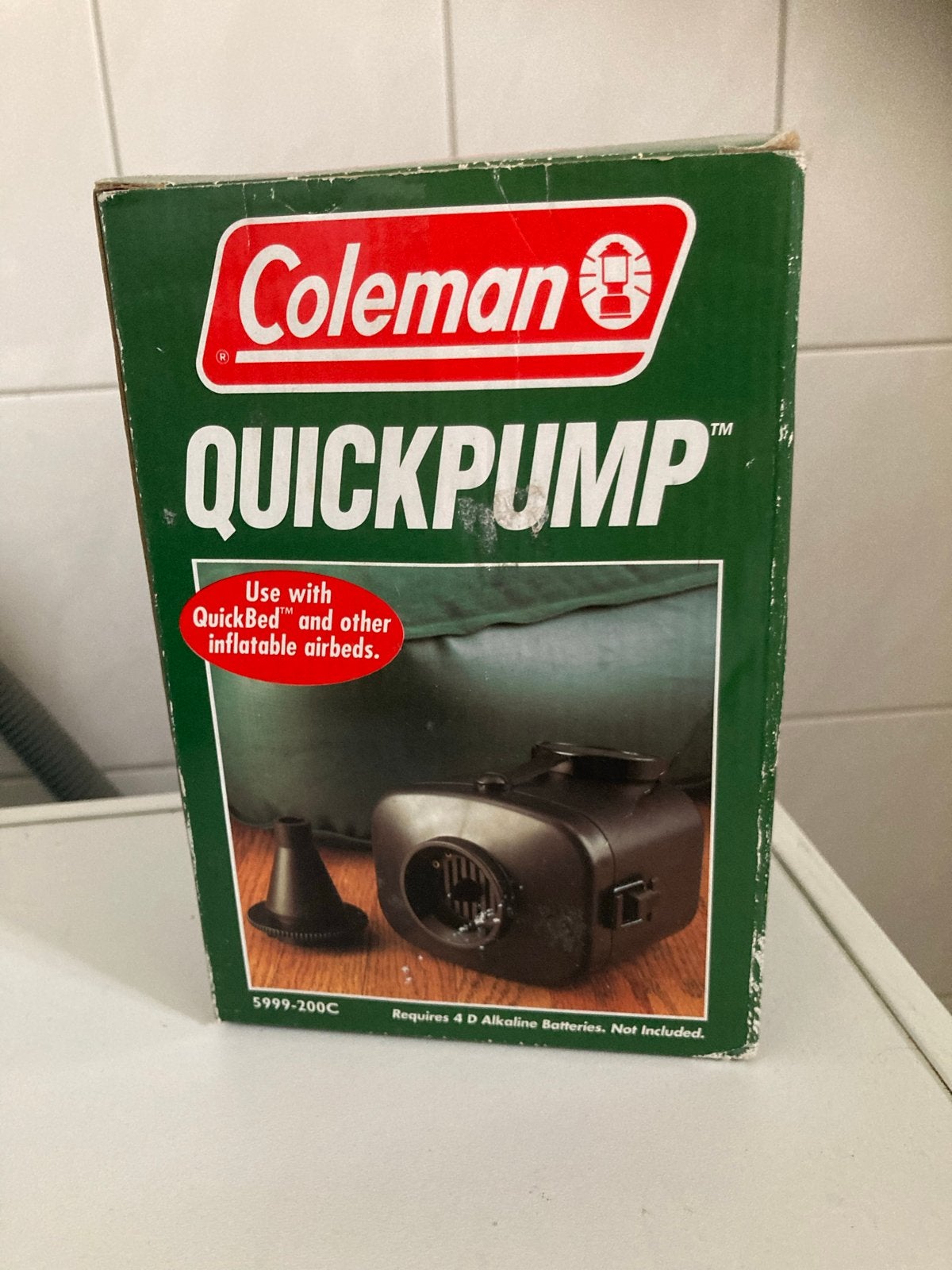 Coleman Quickpump Luchtbed Pomp - Batterij Aangedreven, Ophalen of Verzenden, Gebruikt, Elektrisch