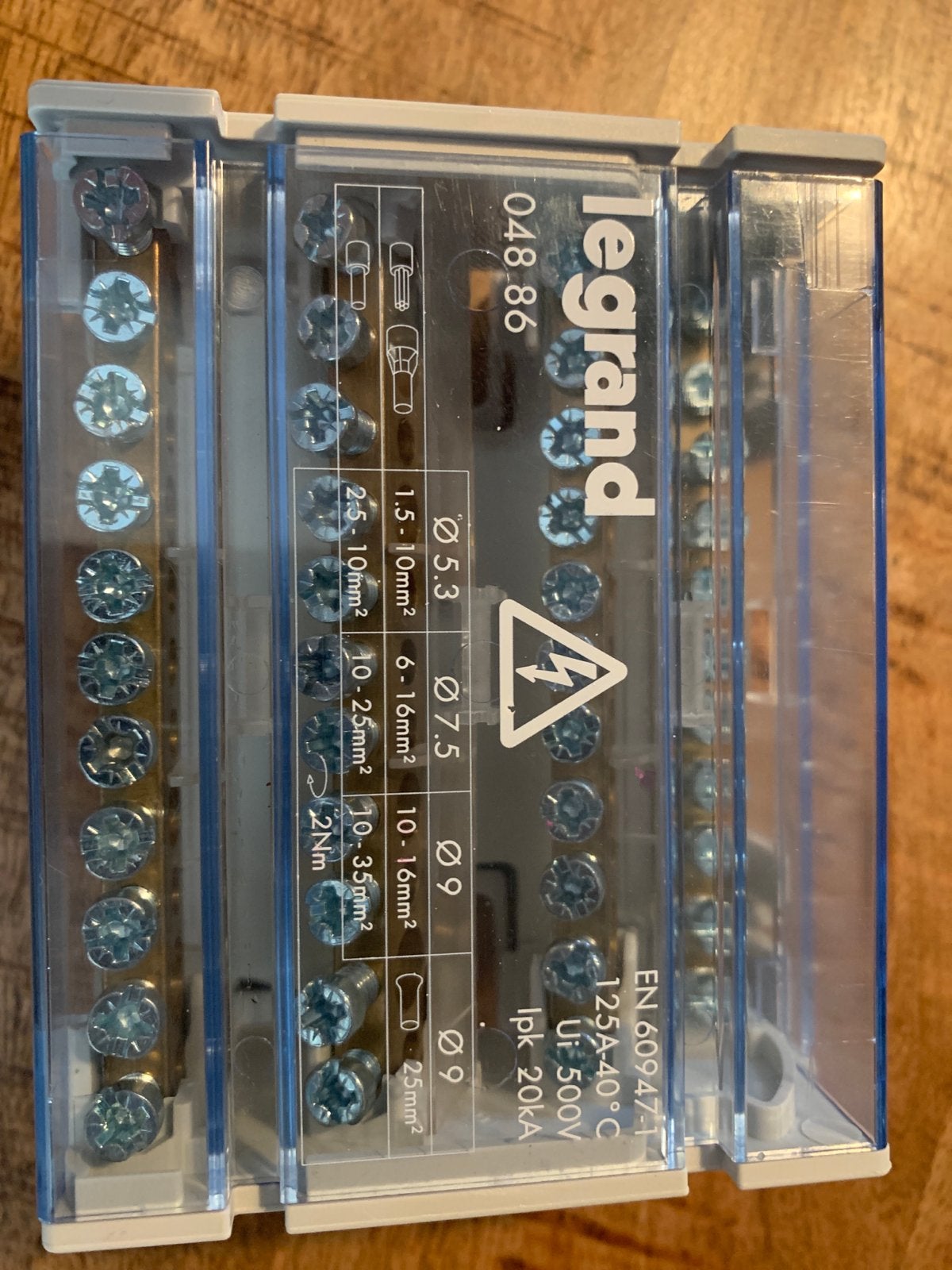 Legrand Verdeelblok 3 fase. 125A, 500V, Ophalen of Verzenden, Gebruikt, Overige typen