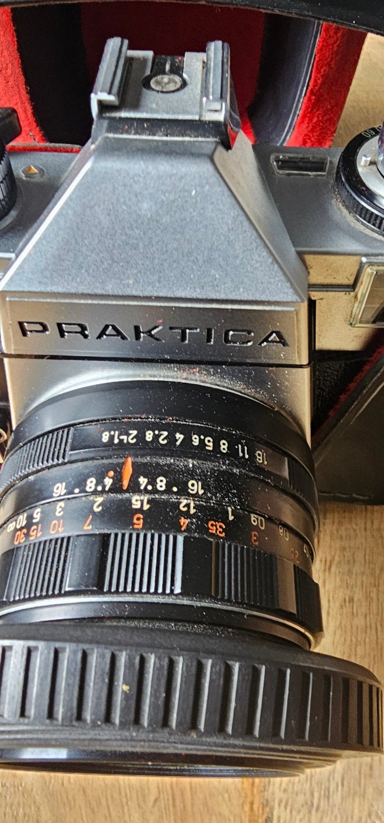 PRAKTICA LB2 ANTIEK ANALOOG CAMERA, Audio, Tv en Foto, Fotocamera's Analoog, Ophalen of Verzenden, Gebruikt, Spiegelreflex, Overige Merken