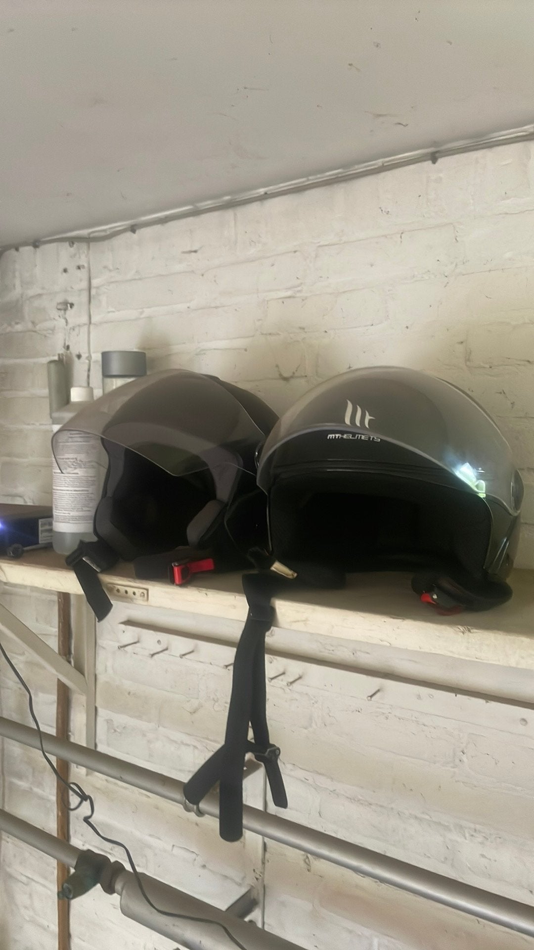 Scooter helmen, Fietsen en Brommers, Brommerhelmen, Ophalen, Zo goed als nieuw, Large