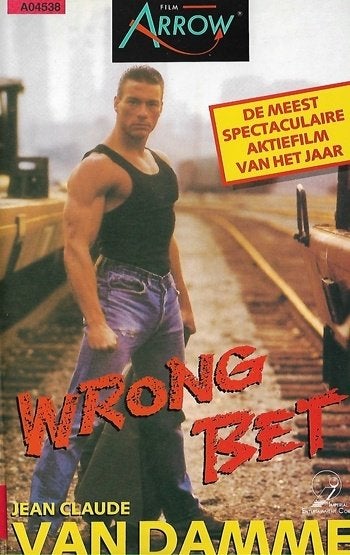 VHS - Wrong Bet - NL Ex-Rental in nieuwstaat, Vanaf 16 jaar, Verzenden, Zo goed als nieuw, Actie en Avontuur