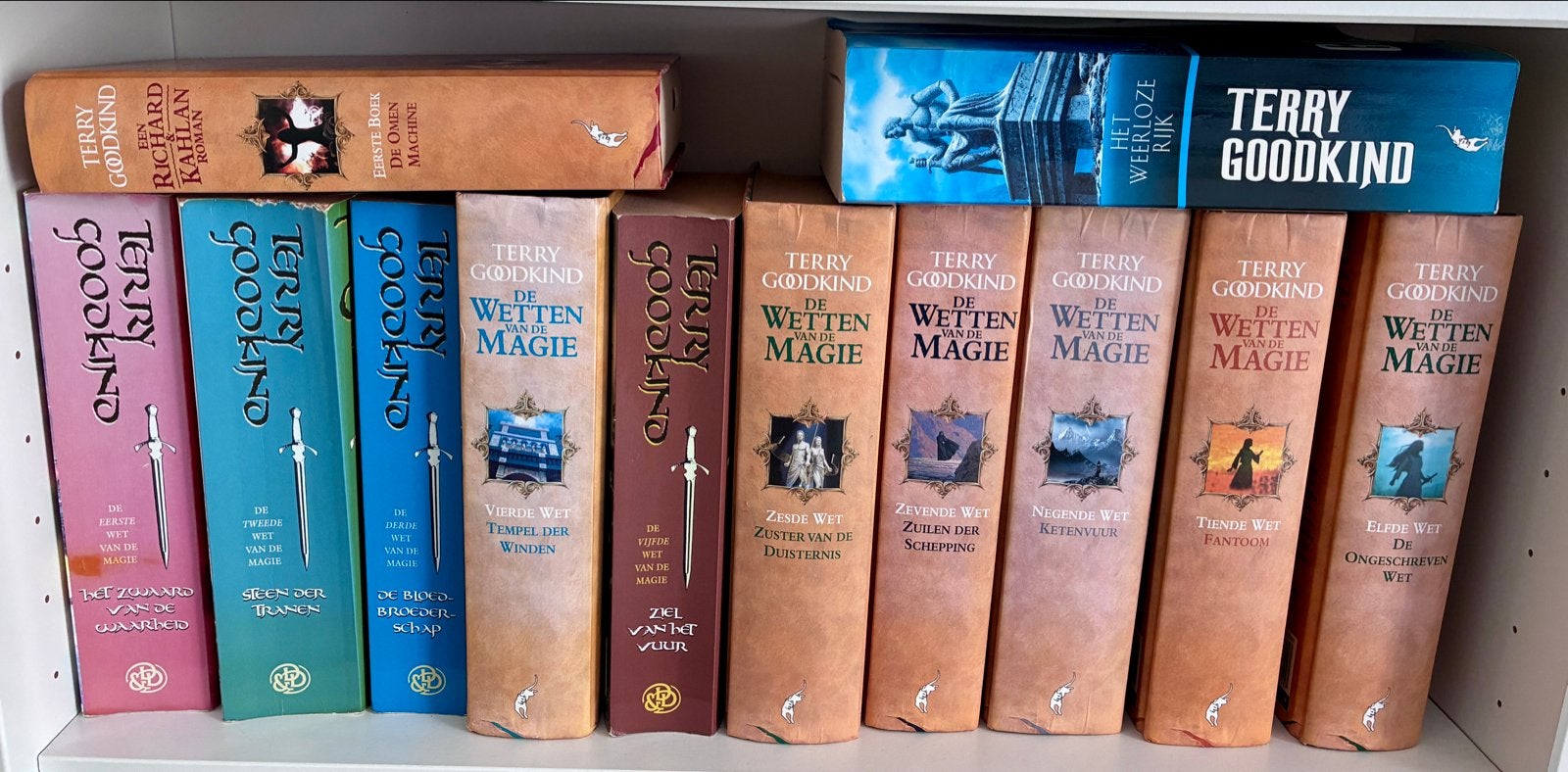 Terry Goodkind: Wetten van de Magie (11 boeken) + De Omen Ma, Boeken, Fantasy, Ophalen, Gelezen